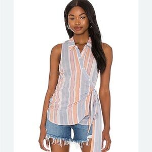 Free People Mackenzie Wrap Top Size Medium